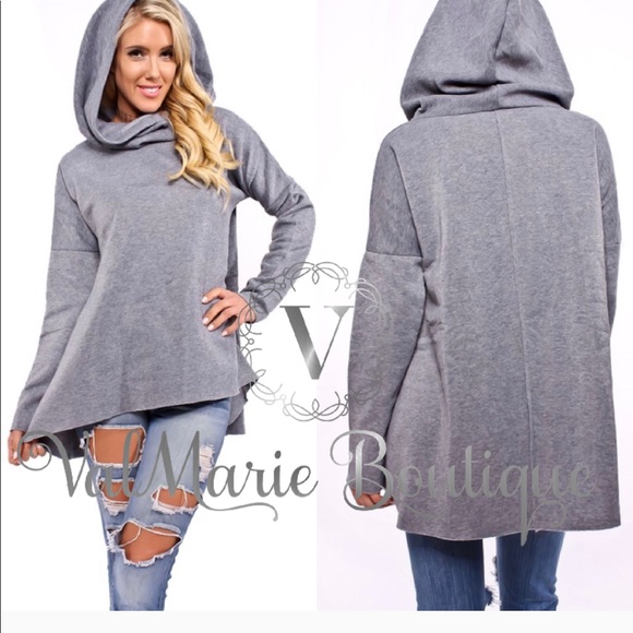 SZ L LAST 1- Grey oversized sweatshirt - Picture 2 of 2